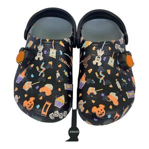 CROCS Shoes Disney Parks Halloween Mickey Mouse Snacks Clogs